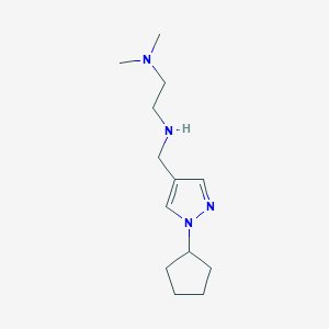 [(1-cyclopentyl-1H-pyrazol-4-yl)methyl][2-(dimethylamino)ethyl]amine