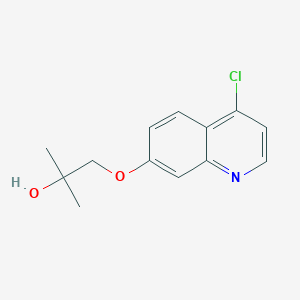 1-[(4-Chloroquinolin-7-yl)oxy]-2-methylpropan-2-ol