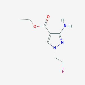 Ethyl 3-amino-1-(2-fluoroethyl)-1H-pyrazole-4-carboxylate