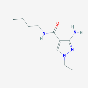 3-Amino-N-butyl-1-ethyl-1H-pyrazole-4-carboxamide