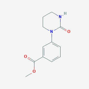 molecular formula C12H14N2O3 B1173103 methyl 3-(2-oxotetrahydro-1(2H)-pyrimidinyl)benzoate 