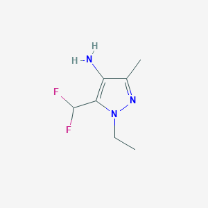 5-(difluoromethyl)-1-ethyl-3-methyl-1H-pyrazol-4-amine