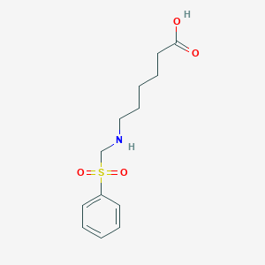 6-(((Phenylsulfonyl)methyl)amino)hexanoic acid