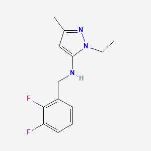 N-[(2,3-difluorophenyl)methyl]-1-ethyl-3-methyl-1H-pyrazol-5-amine