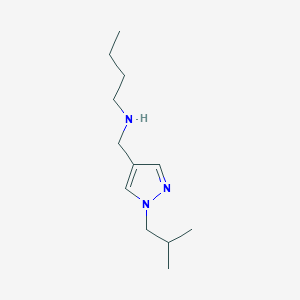 butyl({[1-(2-methylpropyl)-1H-pyrazol-4-yl]methyl})amine