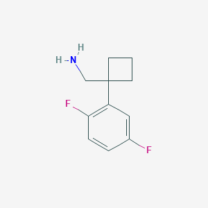 1-(2,5-Difluorophenyl)cyclobutanemethanamine