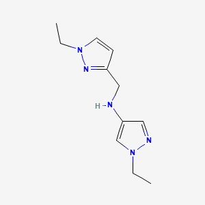 1-Ethyl-N-[(1-ethyl-1H-pyrazol-3-YL)methyl]-1H-pyrazol-4-amine