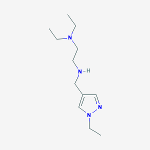 [2-(diethylamino)ethyl][(1-ethyl-1H-pyrazol-4-yl)methyl]amine