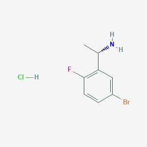 (1S)-1-(5-bromo-2-fluorophenyl)ethan-1-amine hydrochloride