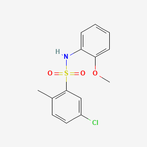 molecular formula C14H14ClNO3S B1173148 5-chloro-N-(2-methoxyphenyl)-2-methylbenzenesulfonamide 