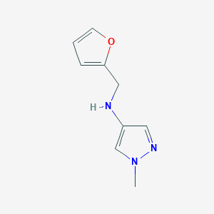 N-(furan-2-ylmethyl)-1-methyl-1H-pyrazol-4-amine