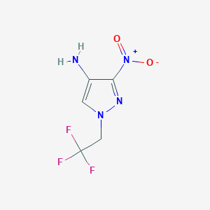 3-Nitro-1-(2,2,2-trifluoroethyl)-1H-pyrazol-4-amine