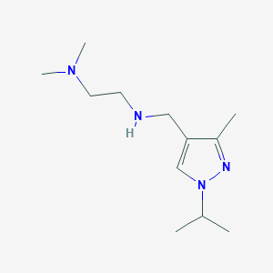 [2-(dimethylamino)ethyl]({[3-methyl-1-(propan-2-yl)-1H-pyrazol-4-yl]methyl})amine