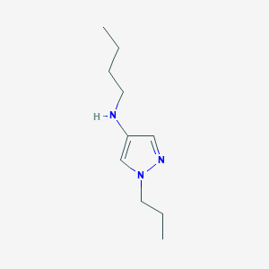 molecular formula C10H19N3 B11731706 N-butyl-1-propyl-1H-pyrazol-4-amine 