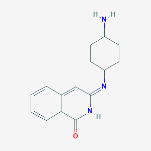 3-[(4-Aminocyclohexyl)imino]-1,2,3,8a-tetrahydroisoquinolin-1-one