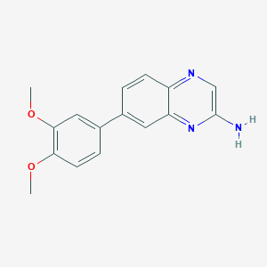 7-(3,4-Dimethoxyphenyl)quinoxalin-2-amine