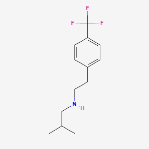 2-Methyl-N-(4-(trifluoromethyl)phenethyl)propan-1-amine