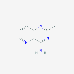 molecular formula C8H8N4 B11731905 2-Methylpyrido[3,2-d]pyrimidin-4-amine 