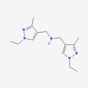 bis[(1-ethyl-3-methyl-1H-pyrazol-4-yl)methyl]amine