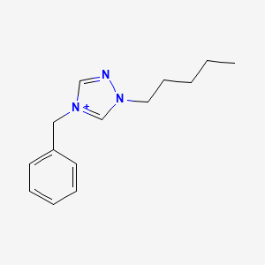 4-benzyl-1-pentyl-1H-1,2,4-triazol-4-ium