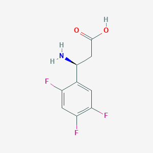 (3S)-3-amino-3-(2,4,5-trifluorophenyl)propanoic acid