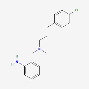 2-[[3-(4-Chlorophenyl)propyl-methyl-amino]methyl]aniline