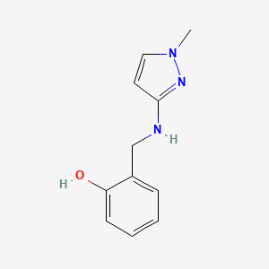 2-{[(1-Methyl-1H-pyrazol-3-YL)amino]methyl}phenol