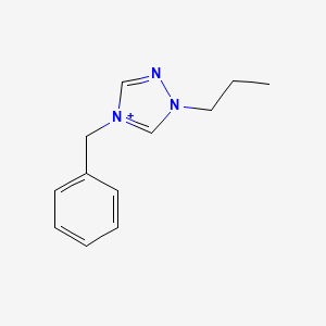 4-benzyl-1-propyl-1H-1,2,4-triazol-4-ium
