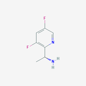 (1R)-1-(3,5-difluoropyridin-2-yl)ethan-1-amine