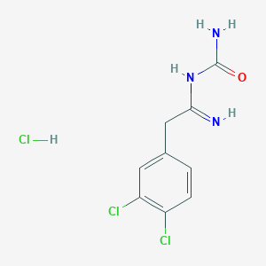 molecular formula C9H10Cl3N3O B11732090 C9H10Cl3N3O 