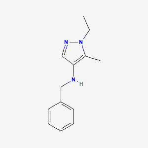 N-benzyl-1-ethyl-5-methyl-1H-pyrazol-4-amine