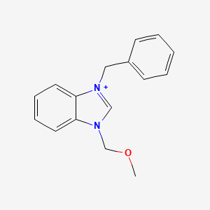 3-benzyl-1-(methoxymethyl)-3H-benzimidazol-1-ium
