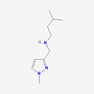 [(1-methyl-1H-pyrazol-3-yl)methyl](3-methylbutyl)amine