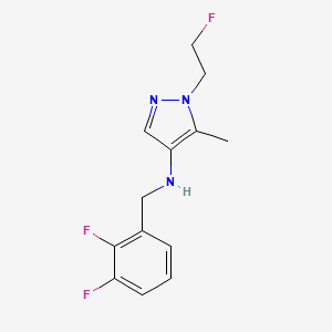 N-[(2,3-difluorophenyl)methyl]-1-(2-fluoroethyl)-5-methyl-1H-pyrazol-4-amine