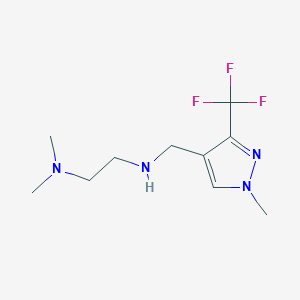 [2-(dimethylamino)ethyl]({[1-methyl-3-(trifluoromethyl)-1H-pyrazol-4-yl]methyl})amine