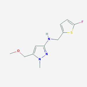 N-[(5-fluorothiophen-2-yl)methyl]-5-(methoxymethyl)-1-methyl-1H-pyrazol-3-amine