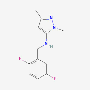 N-(2,5-difluorobenzyl)-1,3-dimethyl-1H-pyrazol-5-amine