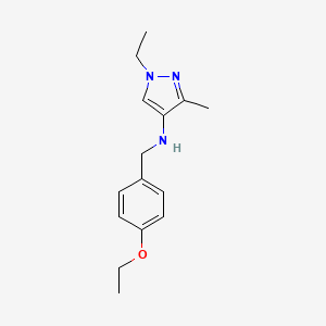 N-[(4-ethoxyphenyl)methyl]-1-ethyl-3-methyl-1H-pyrazol-4-amine