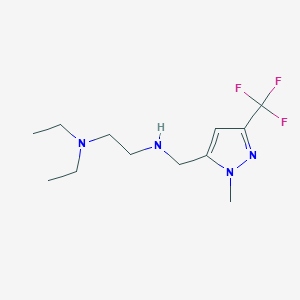 [2-(diethylamino)ethyl]({[1-methyl-3-(trifluoromethyl)-1H-pyrazol-5-yl]methyl})amine