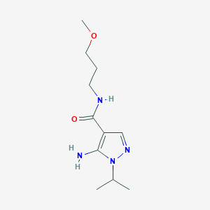 5-amino-N-(3-methoxypropyl)-1-(propan-2-yl)-1H-pyrazole-4-carboxamide