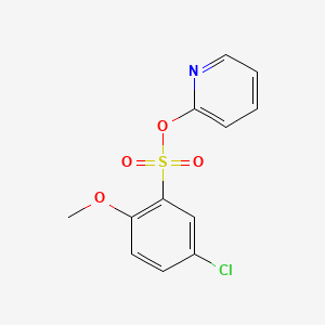 2-Pyridinyl 5-chloro-2-methoxybenzenesulfonate