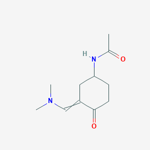 2-Dimethylaminomethylene-4-acetamidocyclohexanone