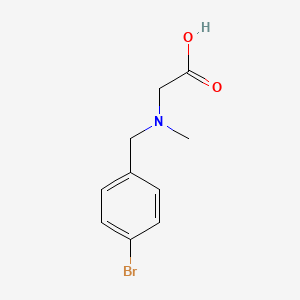 [(4-Bromo-benzyl)-methyl-amino]-acetic acid