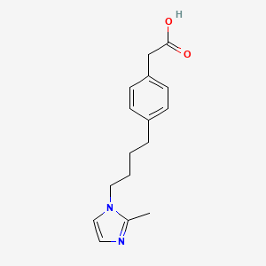 2-{4-[4-(2-methyl-1H-imidazol-1-yl)butyl]phenyl}acetic acid