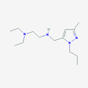 [2-(diethylamino)ethyl][(3-methyl-1-propyl-1H-pyrazol-5-yl)methyl]amine