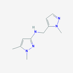 1,5-Dimethyl-N-[(1-methyl-1H-pyrazol-5-YL)methyl]-1H-pyrazol-3-amine