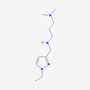 [3-(dimethylamino)propyl][(1-ethyl-1H-pyrazol-3-yl)methyl]amine