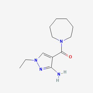 4-(azepane-1-carbonyl)-1-ethyl-1H-pyrazol-3-amine