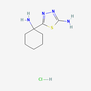 5-(1-Aminocyclohexyl)-1,3,4-thiadiazol-2-amine hydrochloride