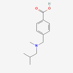 4-{[Methyl(2-methylpropyl)amino]methyl}benzoic acid